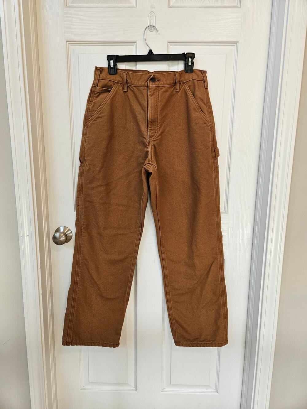 Carhartt B11 BRN Loose Fit Duck Utility Work Pants Brown Men's 32x30